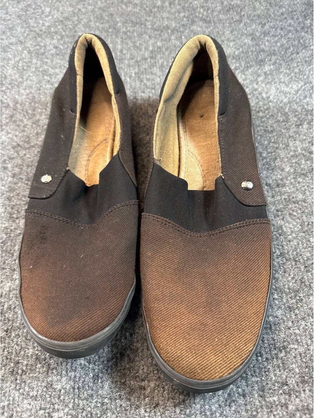 Keen Women's Brown Black Slip On Comfort Walking Casual Shoes EF60558